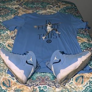 Retro Baby Blue #7s Michael Jordan’s Size 9